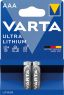 1 - VARTA 6103 Ultra Lithium AAA BL2 
