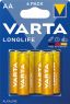 1 - VARTA 4106 Longlife AA LR6 blister - 6pack 