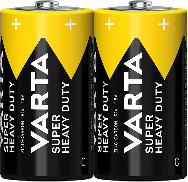 baterie VARTA 2014 Super heavy duty  C R14 folie/2 