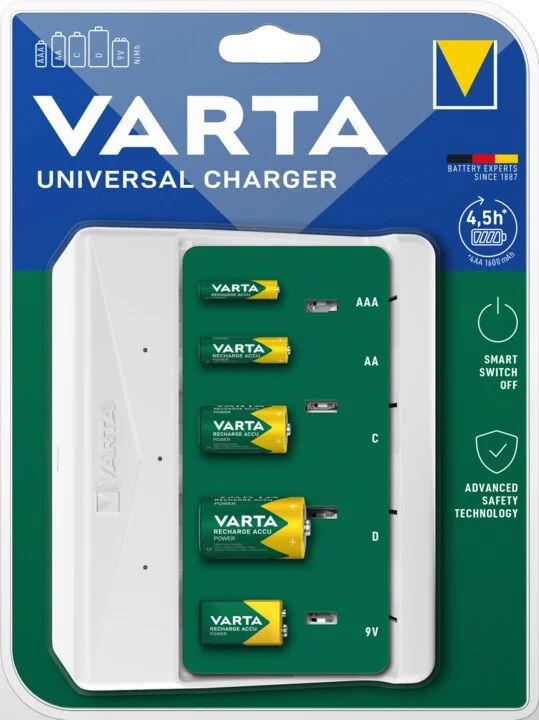 VARTA nabíječka Universal charger - bez baterií 