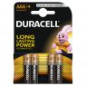 1 - Baterie Duracell BASIC AAA LR03 BL4 - 4 kusy 