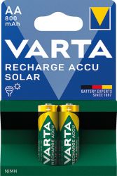 VARTA 56736 AA mignon accu 800 mAh, Ni-MH / bl.2  - Solar energy