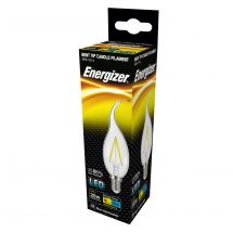 Energizer LED Filament Clear 2,4W (Eq 25W) E14, S12854, tvar zahnutá svíčka