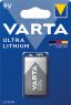 1 - VARTA 6122 Ultra Lithium 9V blok 