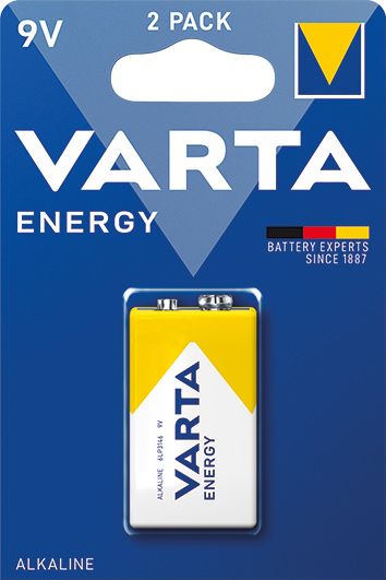 baterie VARTA Energy alkaline 4122 9V LR22 1KS 