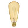 2 - Energizer LED Filament GOLD 5W (Eq 40W) E27, S9433, tvar hruška 