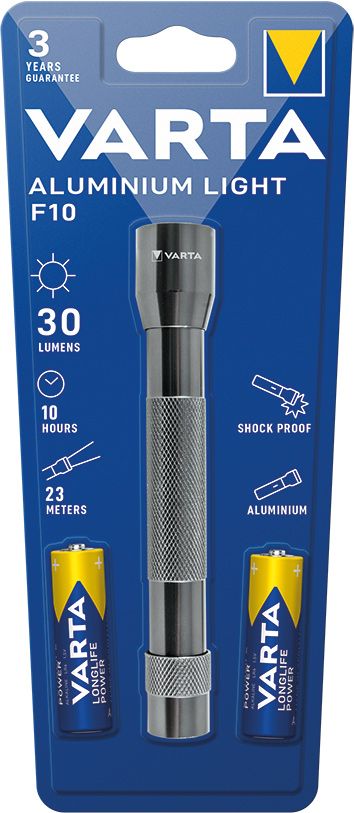 VARTA svítilna 16627 Multi LED Aluminium Light 2xAA 