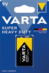 baterie VARTA 2022 Super heavy duty 9V blok R22 blister