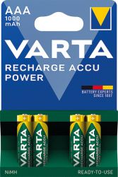 VARTA nabíjecí baterie 5703 AAA micro accu 1.000 mAh, Ni-MH / BL4 , R2U přednabité accu