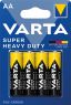 1 - baterie VARTA Super heavy duty 2006 AA R6 tužková blister/4 ks 