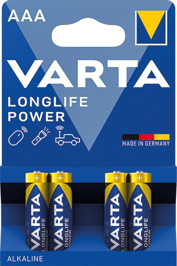 mikrotužková baterie VARTA 4903 Longlife Power AAA LR03 blister/4 