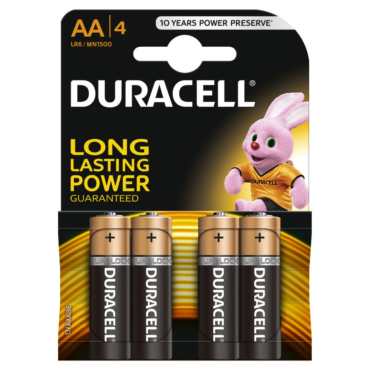 baterie Duracell BASIC AA LR6 BL4 - 4kusy 