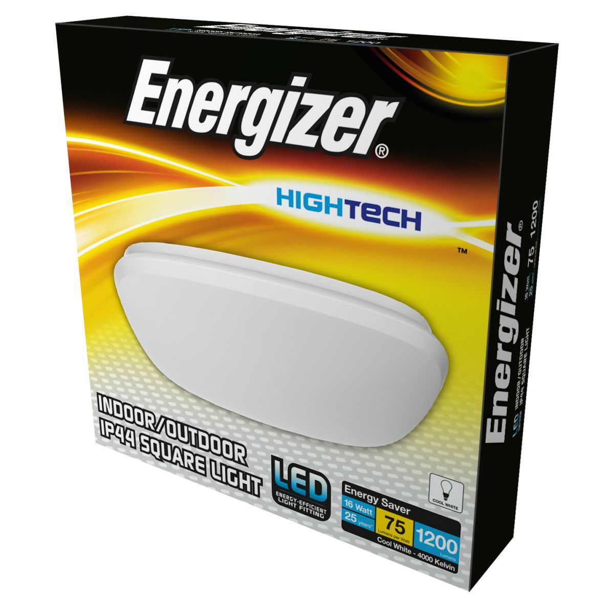 Energizer LED indoor/outdoor čtvercové svítidlo 16W S12932 