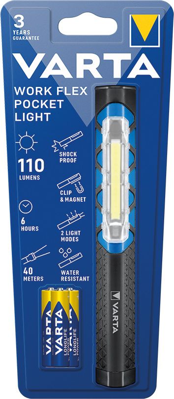 LED svítilna Varta 17647 Work Flex pocket light 1ks  