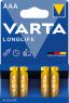 1 - VARTA 4103 Longlife AAA LR03 blister/4 