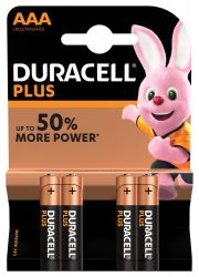 baterie Duracell PLUS LR03 AAA BL4 - 4kusy