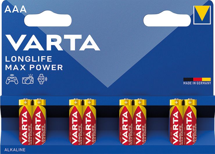 VARTA Longlife MAX Power alkalická AAA 4703 BL8 , 8kusů  