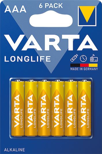 VARTA 4103 Longlife AAA LR03 blister - 6pack 