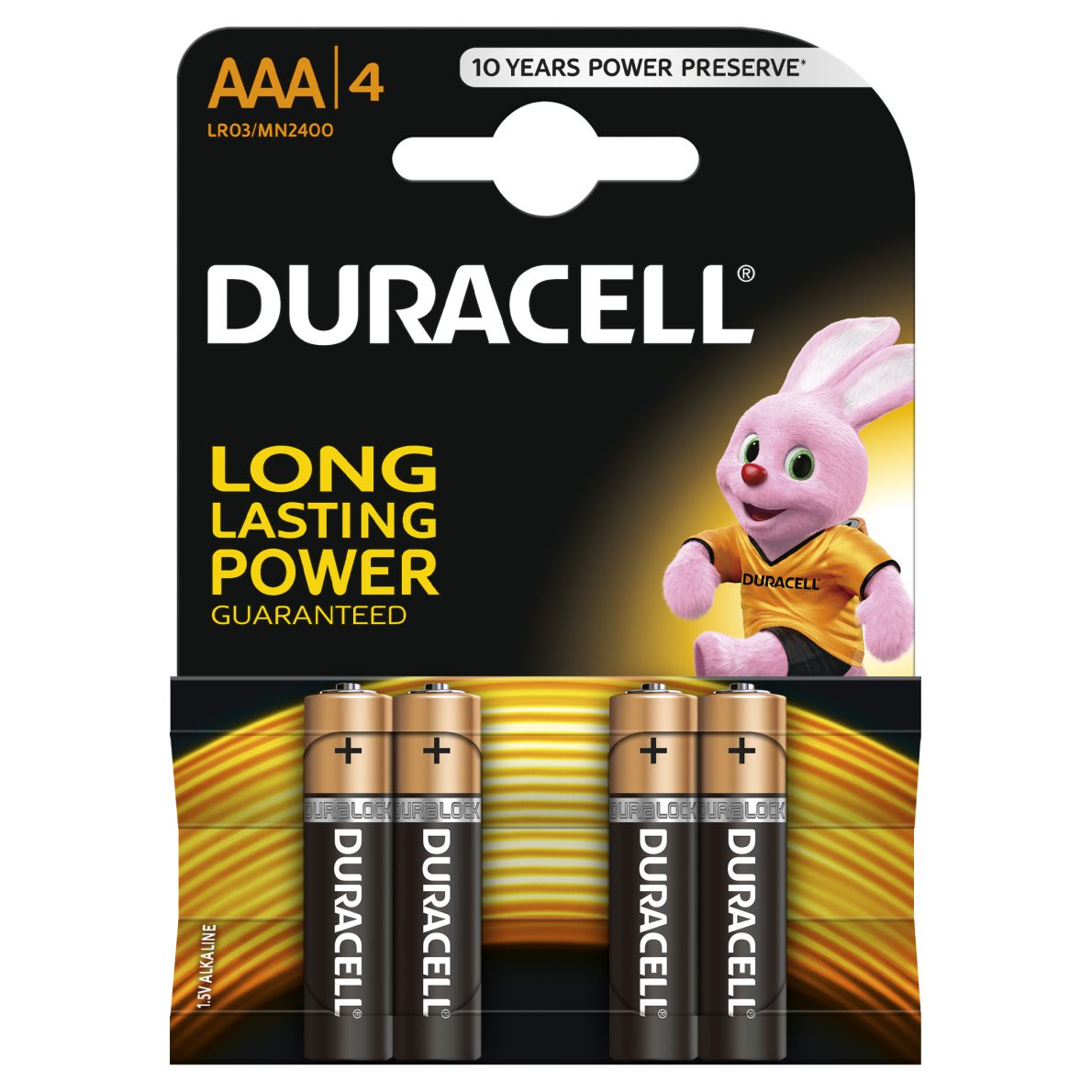 Baterie Duracell BASIC AAA LR03 BL4 - 4 kusy 